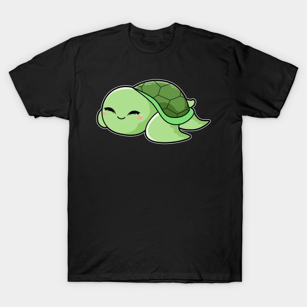 Cute Turtle T-Shirt by Imutobi